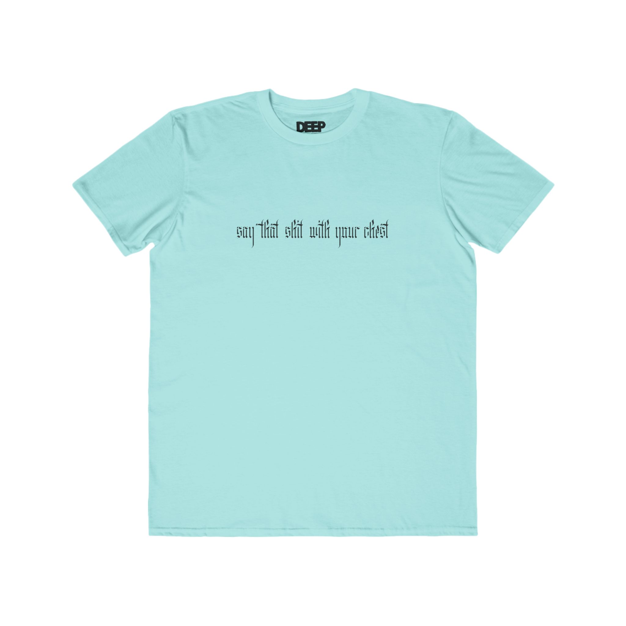 With Your Chest • Men's Lightweight Cotton Tee - Image 13