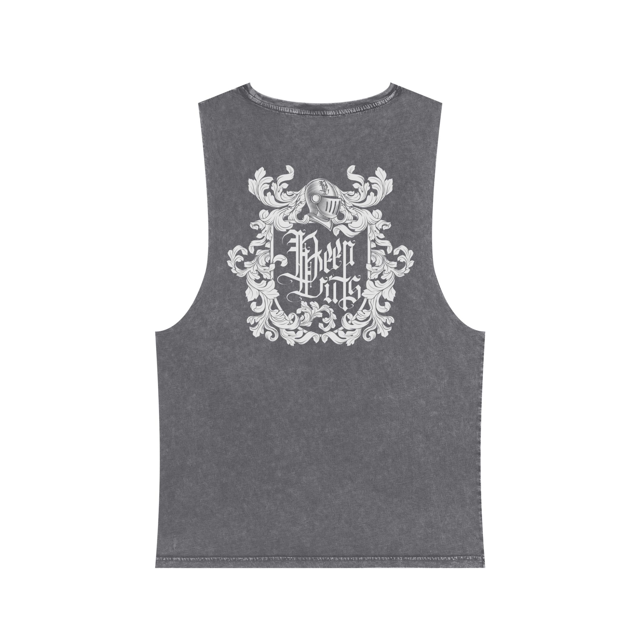 With Your Chest • Unisex Stonewash Tank Top - Image 14