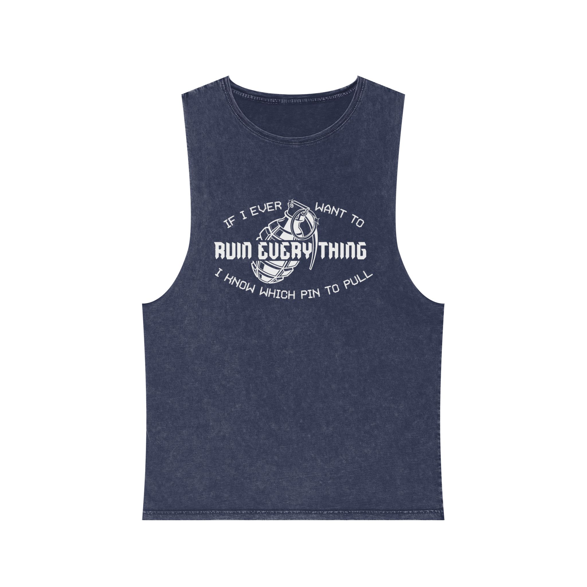 Ruin Everything • Unisex Stonewash Tank Top - Image 13