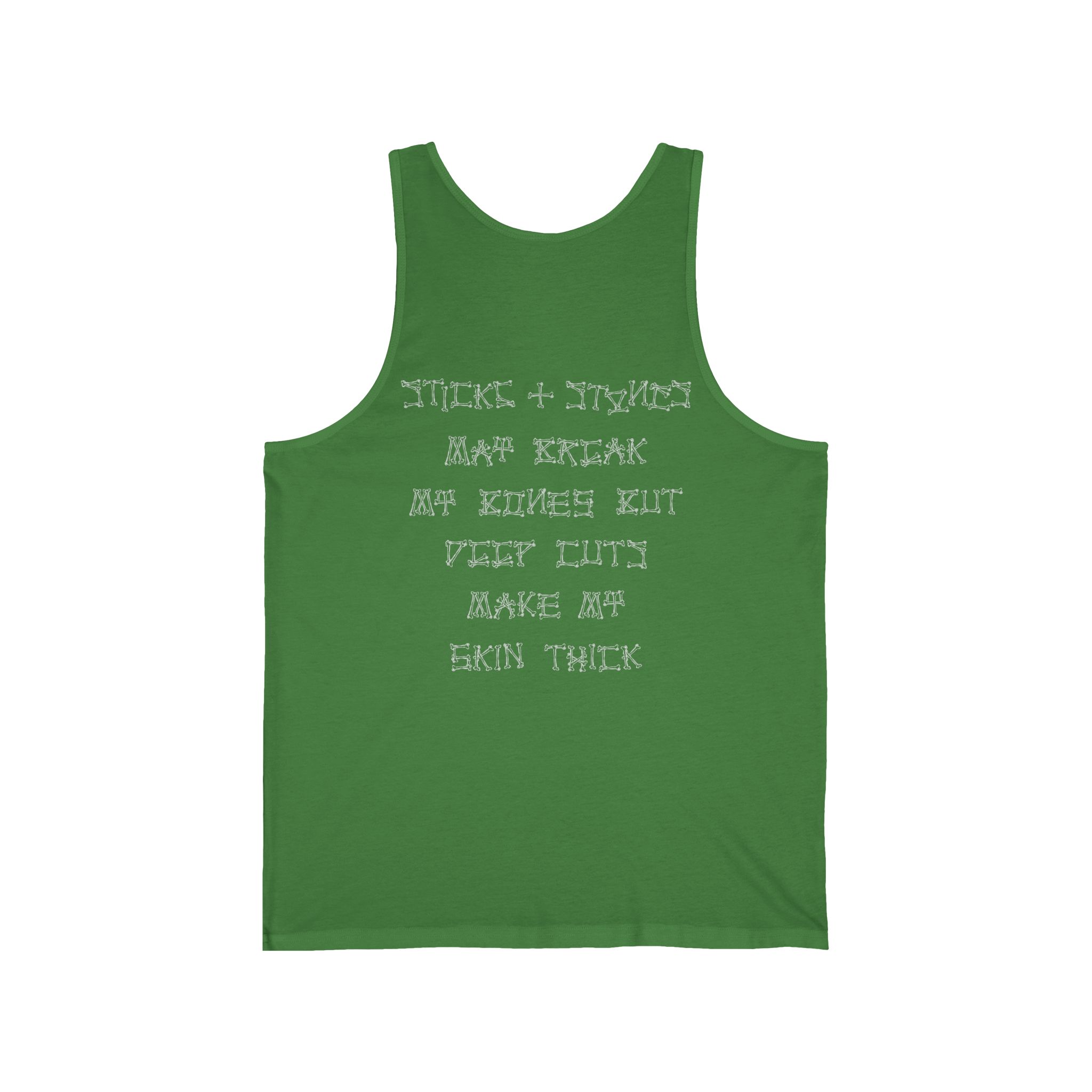 Sticks & Stones • Unisex Jersey Tank - Image 2