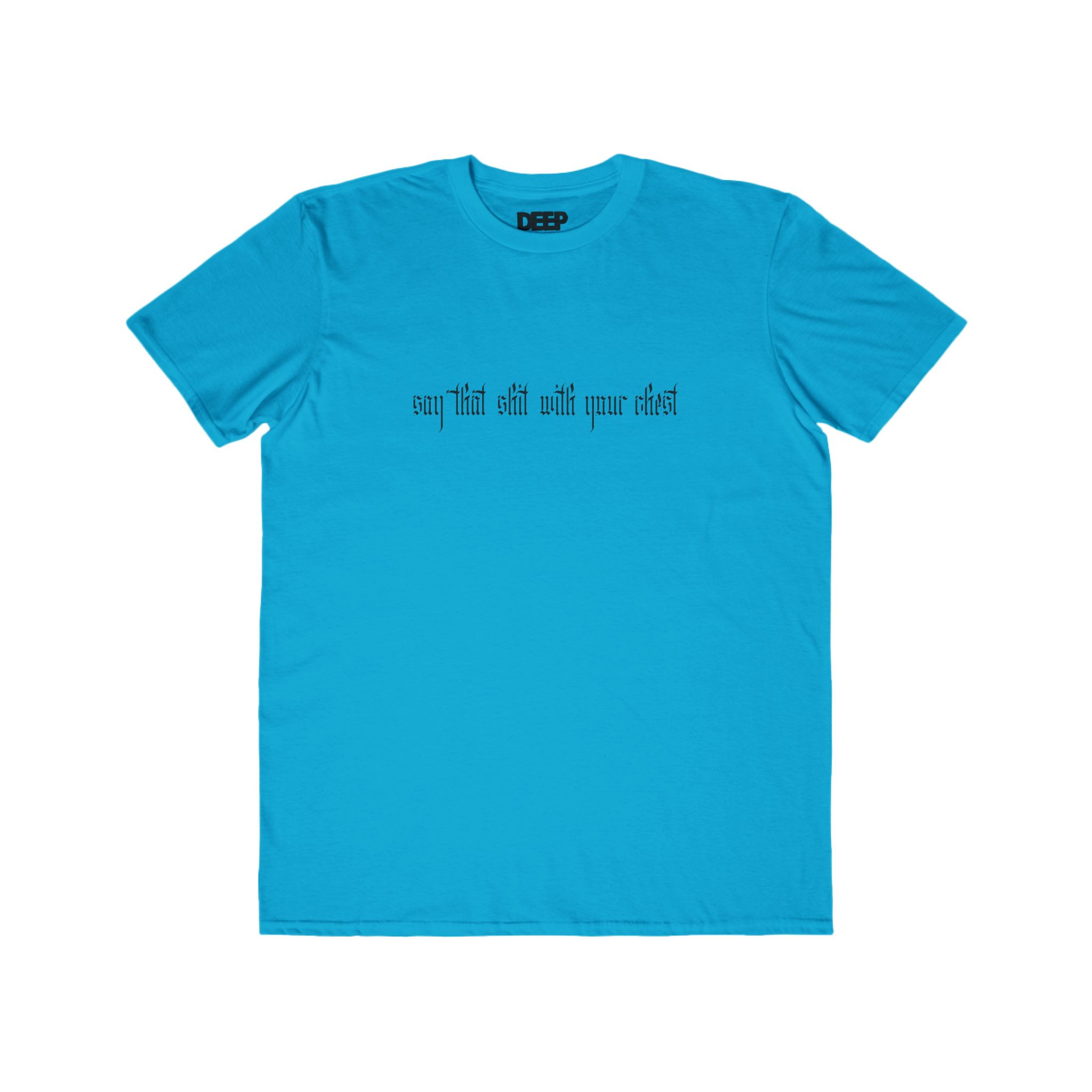 With Your Chest • Men's Lightweight Cotton Tee - Image 15