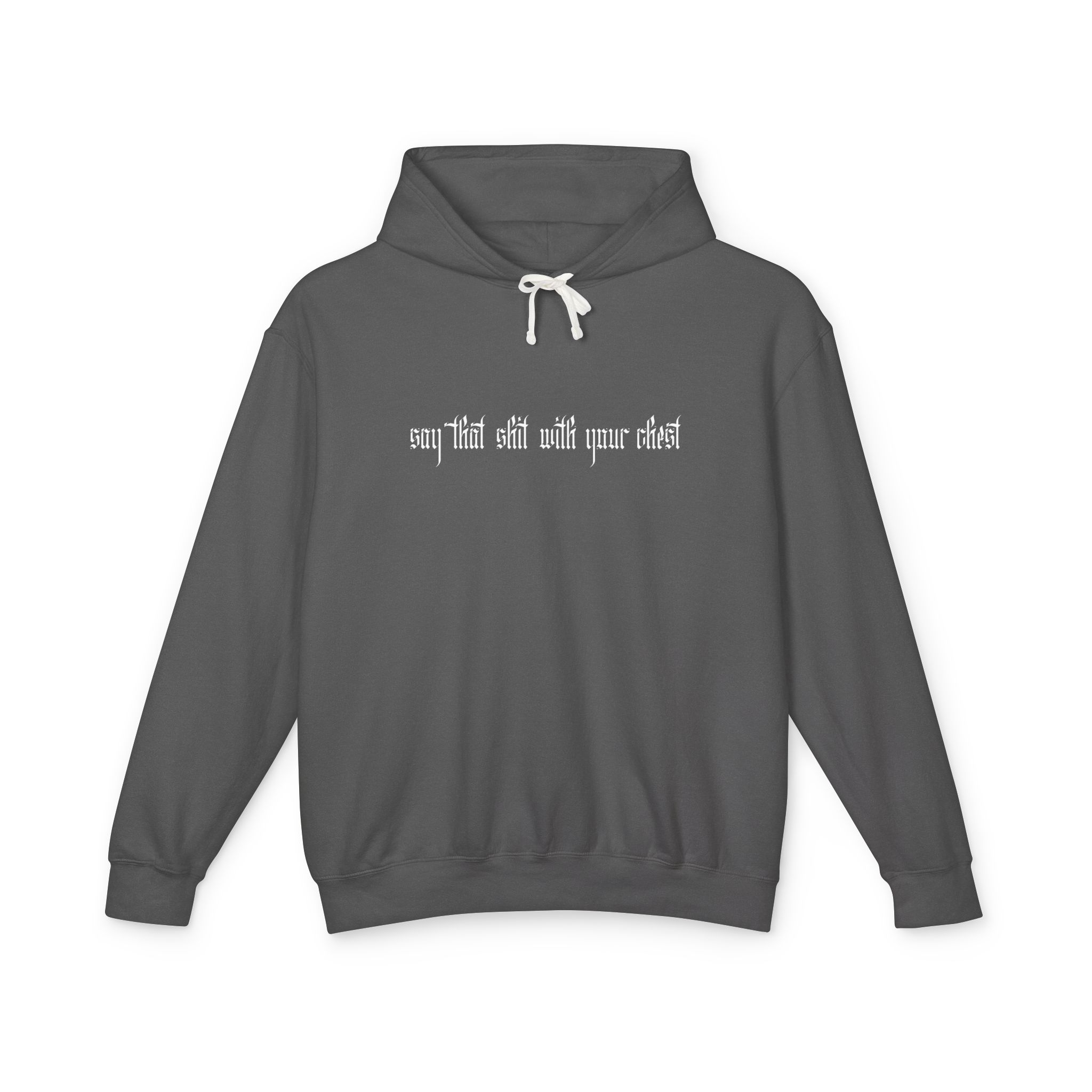 With Your Chest • Unisex Lightweight Hooded Sweatshirt - Image 21