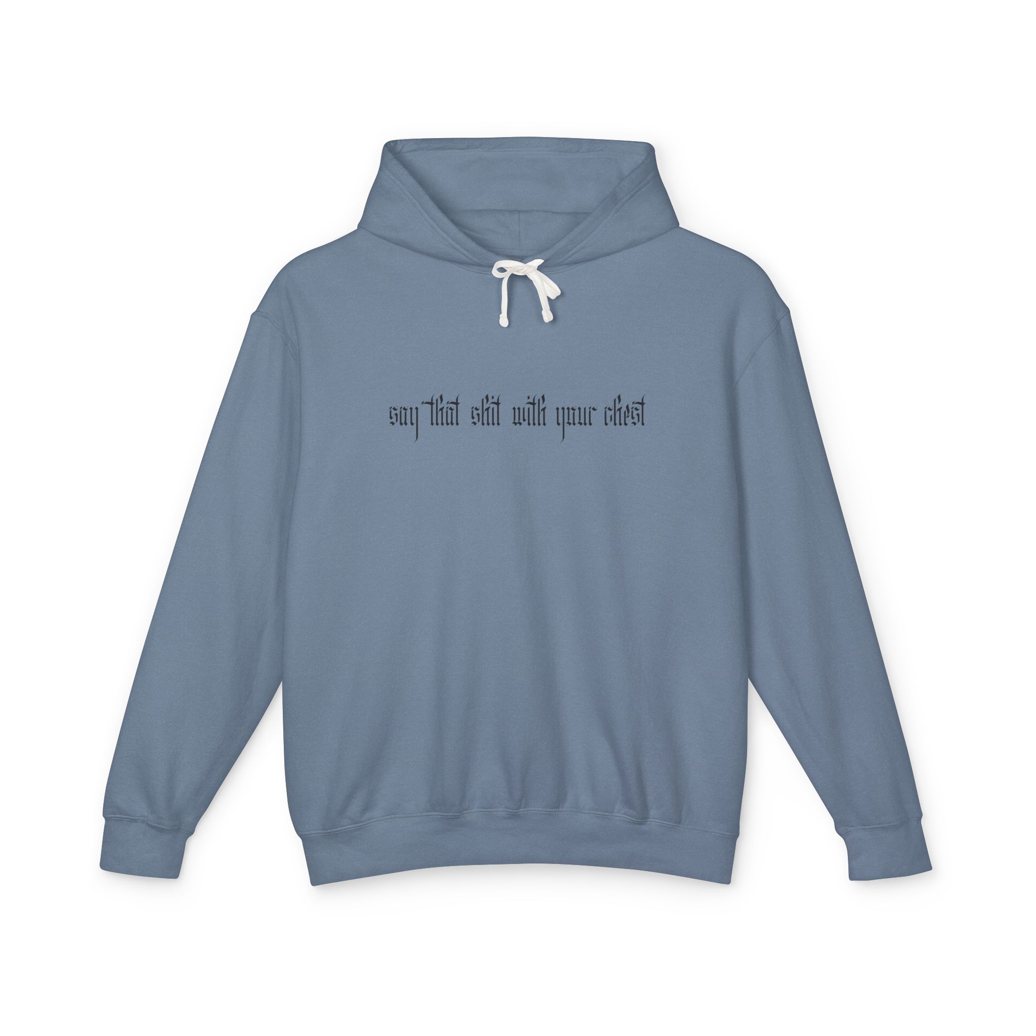 With Your Chest • Unisex Lightweight Hooded Sweatshirt - Image 33