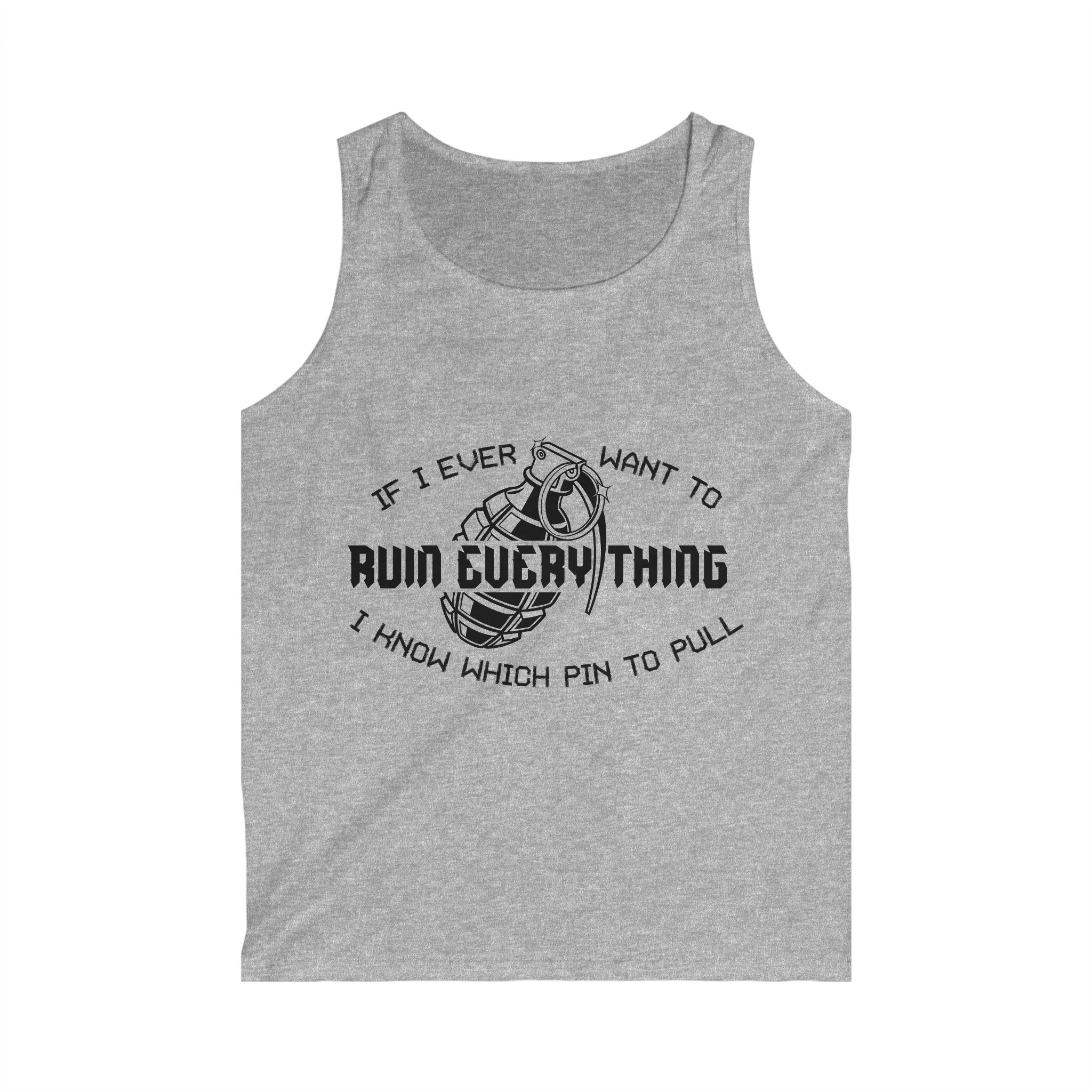 Ruin Everything • Men's Softstyle Tank Top - Image 9