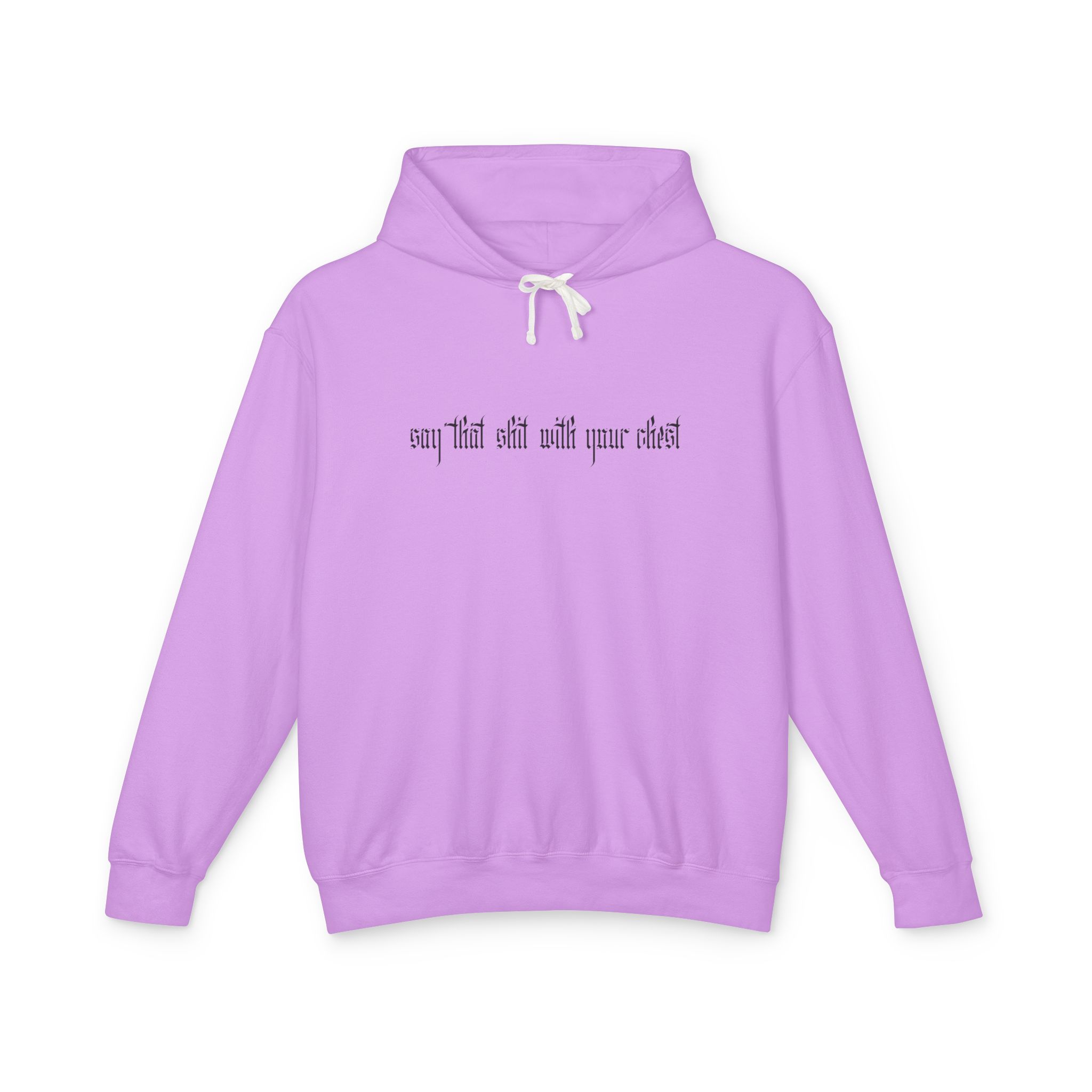 With Your Chest • Unisex Lightweight Hooded Sweatshirt - Image 17