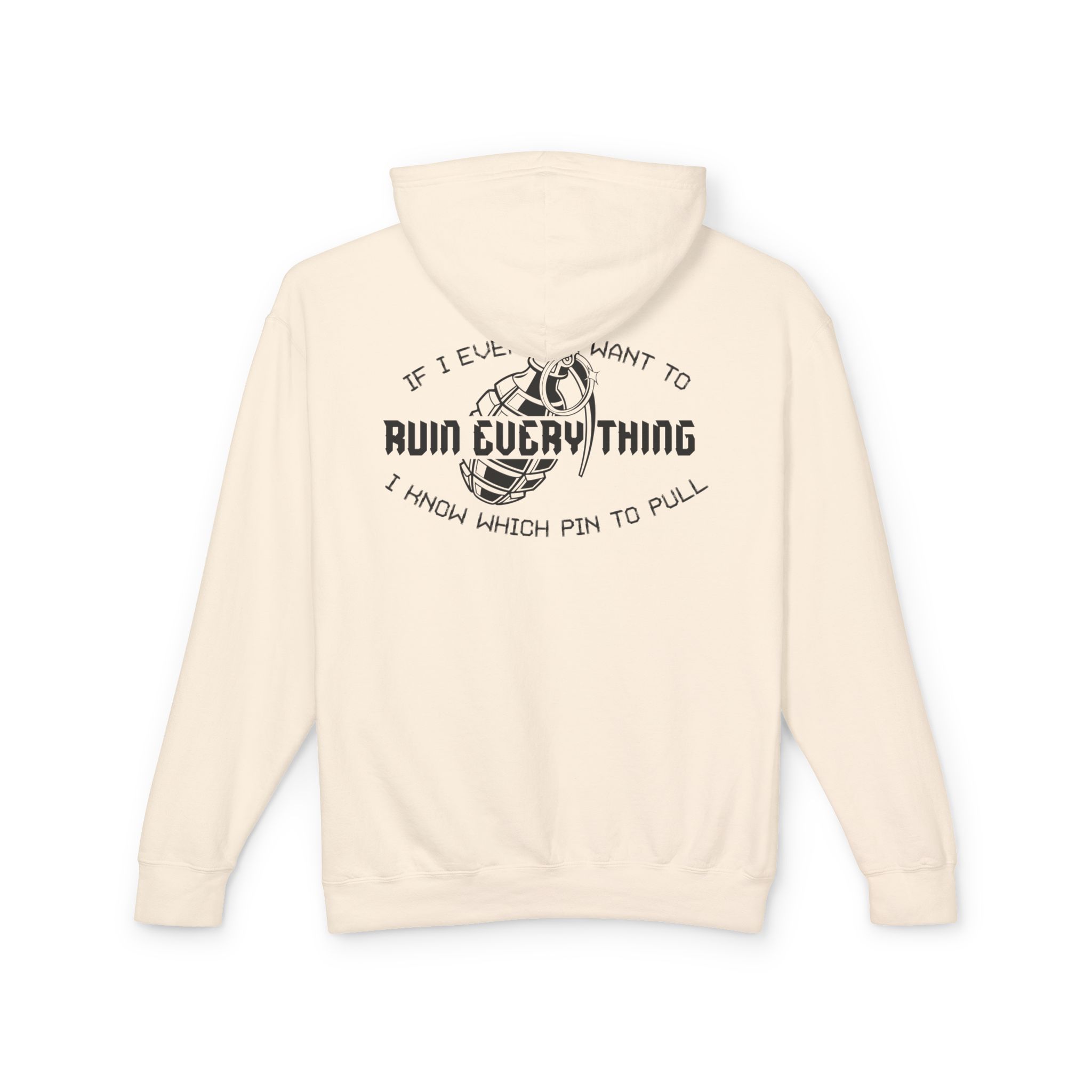 Ruin Everything • Unisex Lightweight Hooded Sweatshirt - Image 6