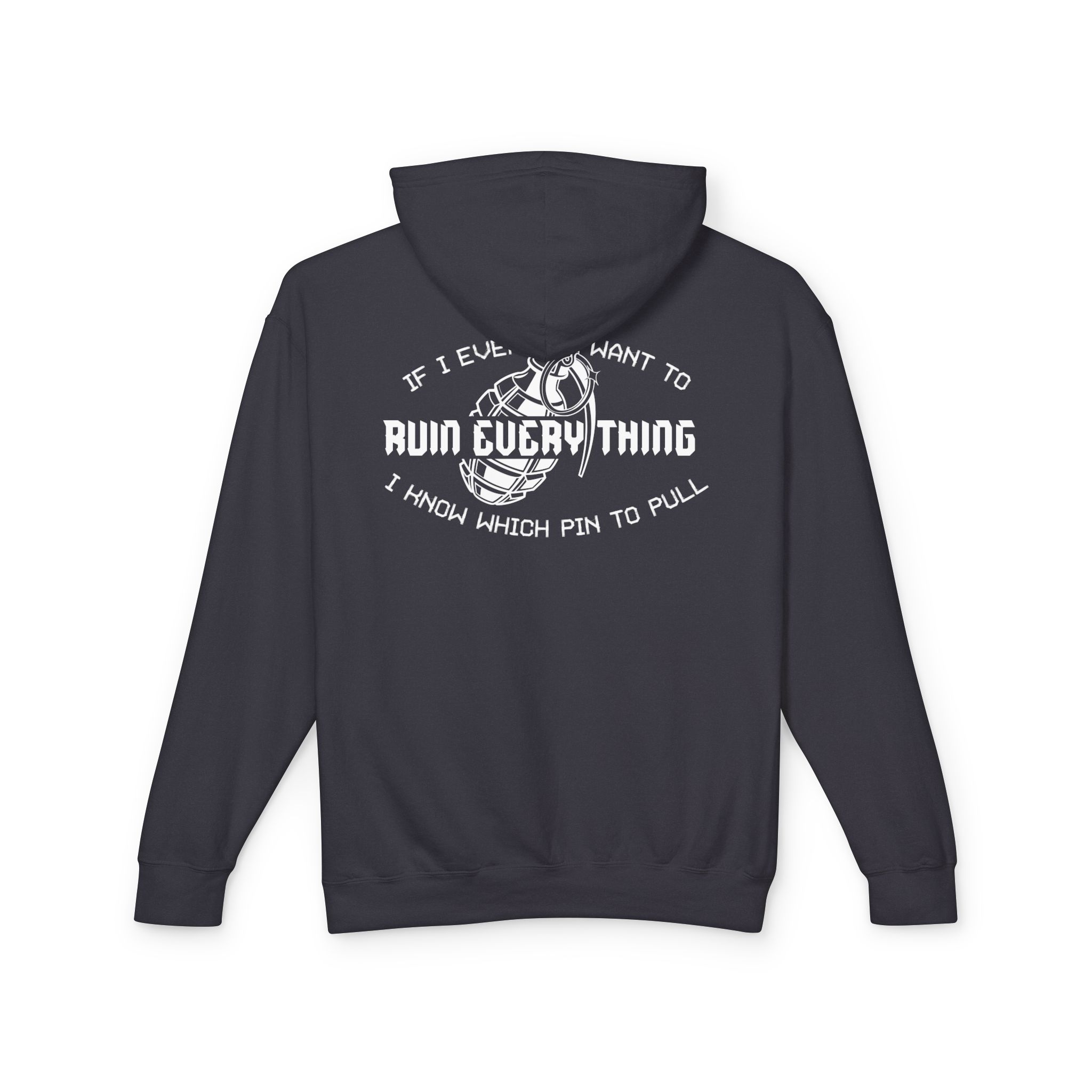 Ruin Everything • Unisex Lightweight Hooded Sweatshirt - Image 34