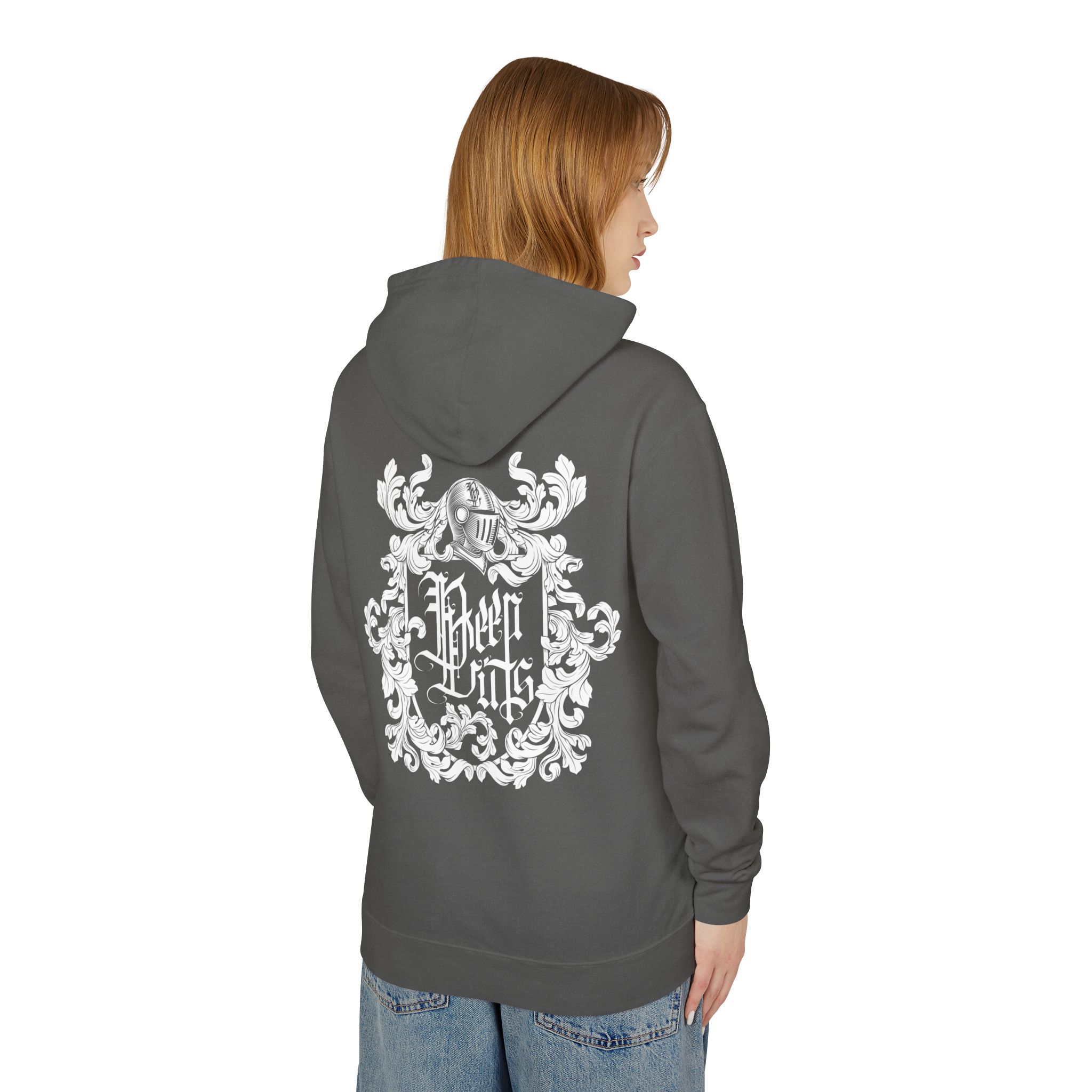 With Your Chest • Unisex Lightweight Hooded Sweatshirt - Image 24