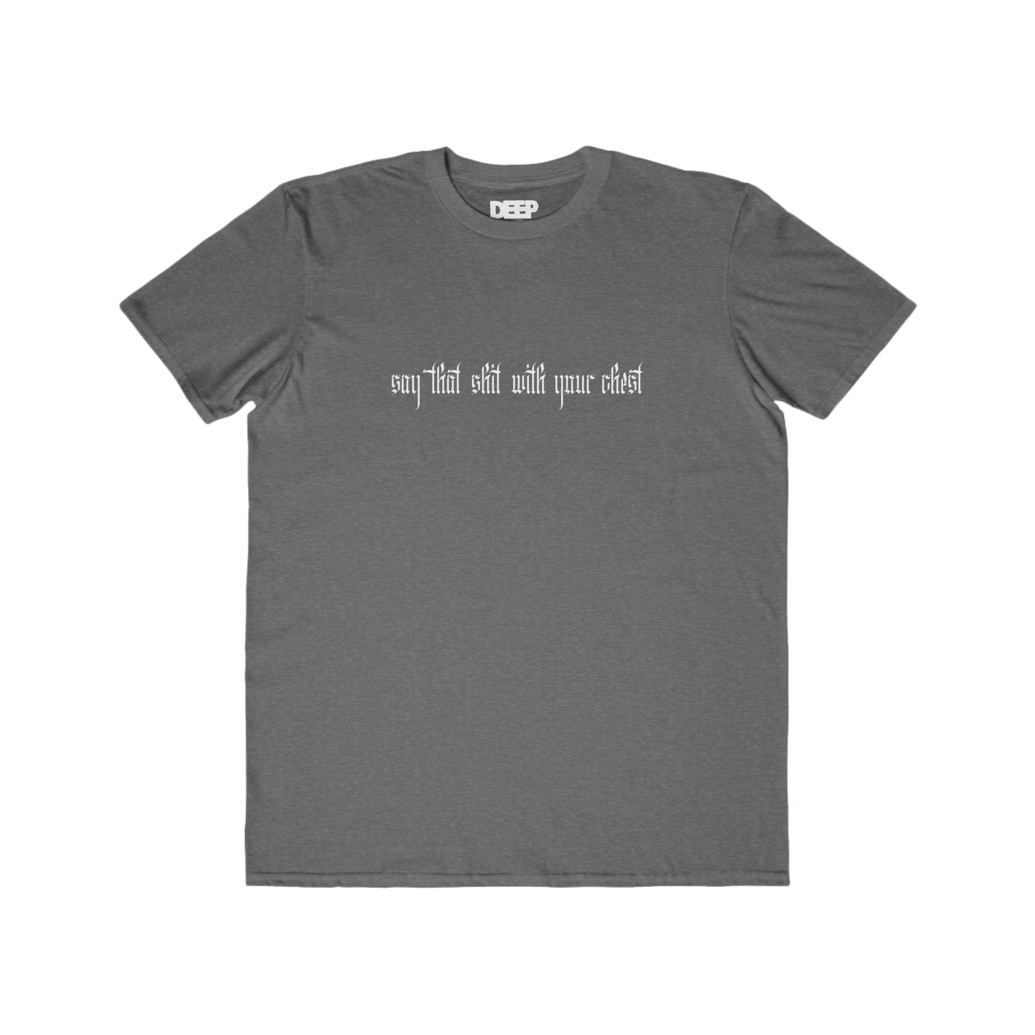 With Your Chest • Men's Lightweight Cotton Tee - Image 7