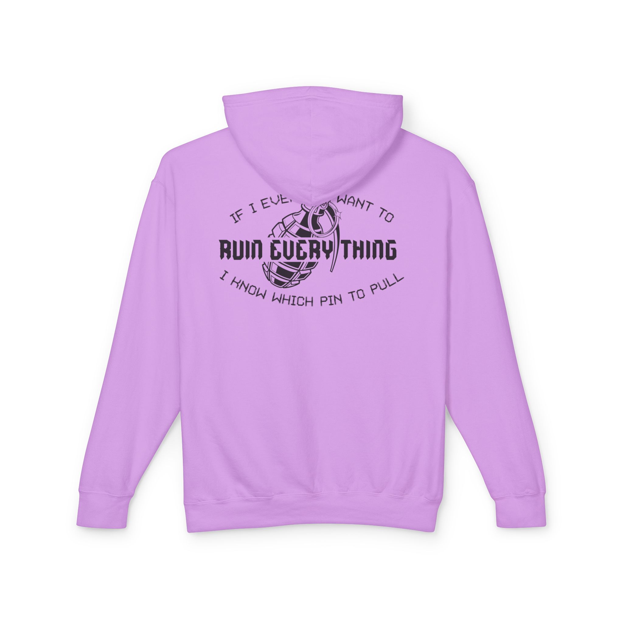Ruin Everything • Unisex Lightweight Hooded Sweatshirt - Image 14