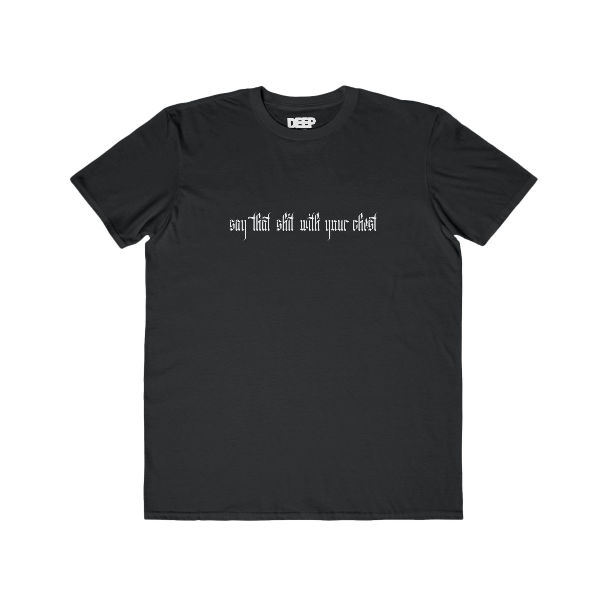 With Your Chest • Men's Lightweight Cotton Tee - Image 27