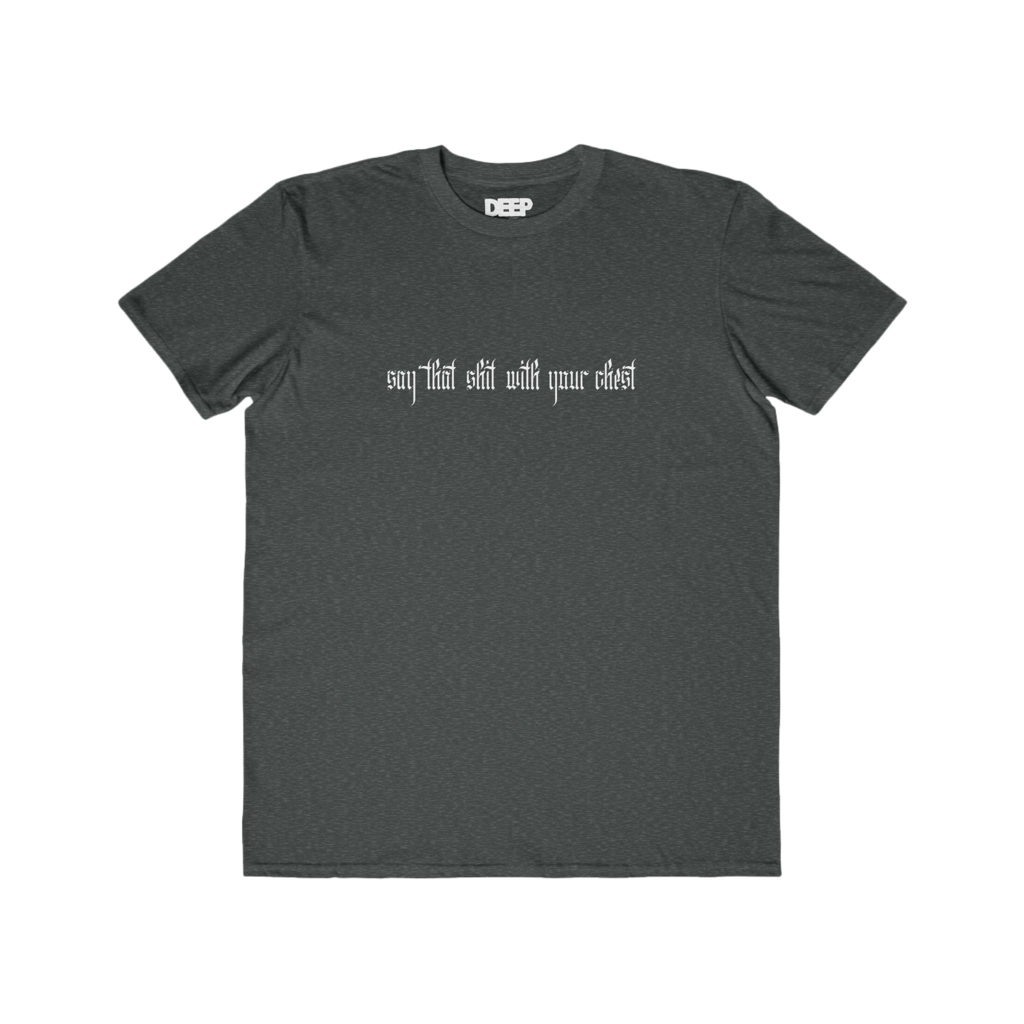 With Your Chest • Men's Lightweight Cotton Tee - Image 17