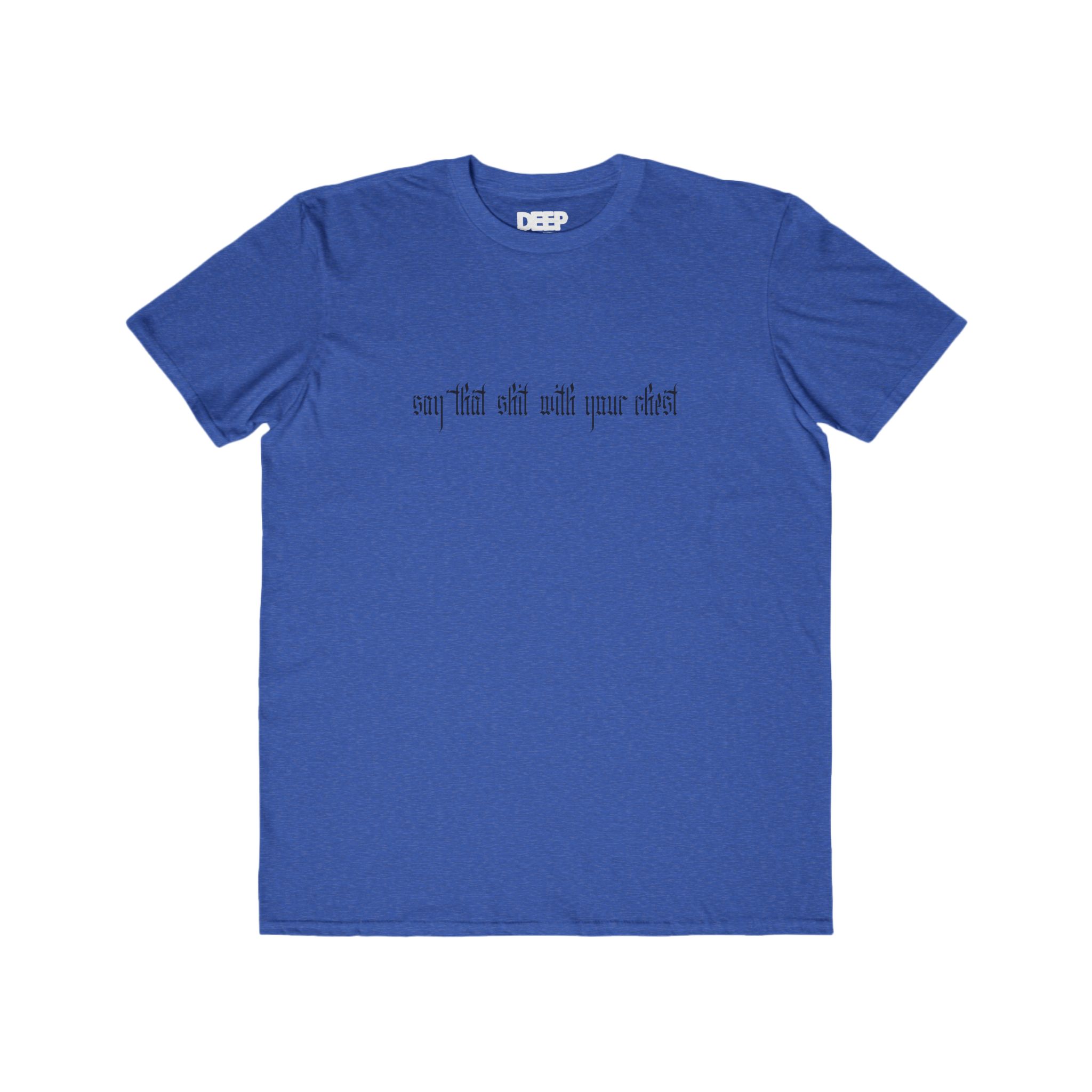 With Your Chest • Men's Lightweight Cotton Tee - Image 19