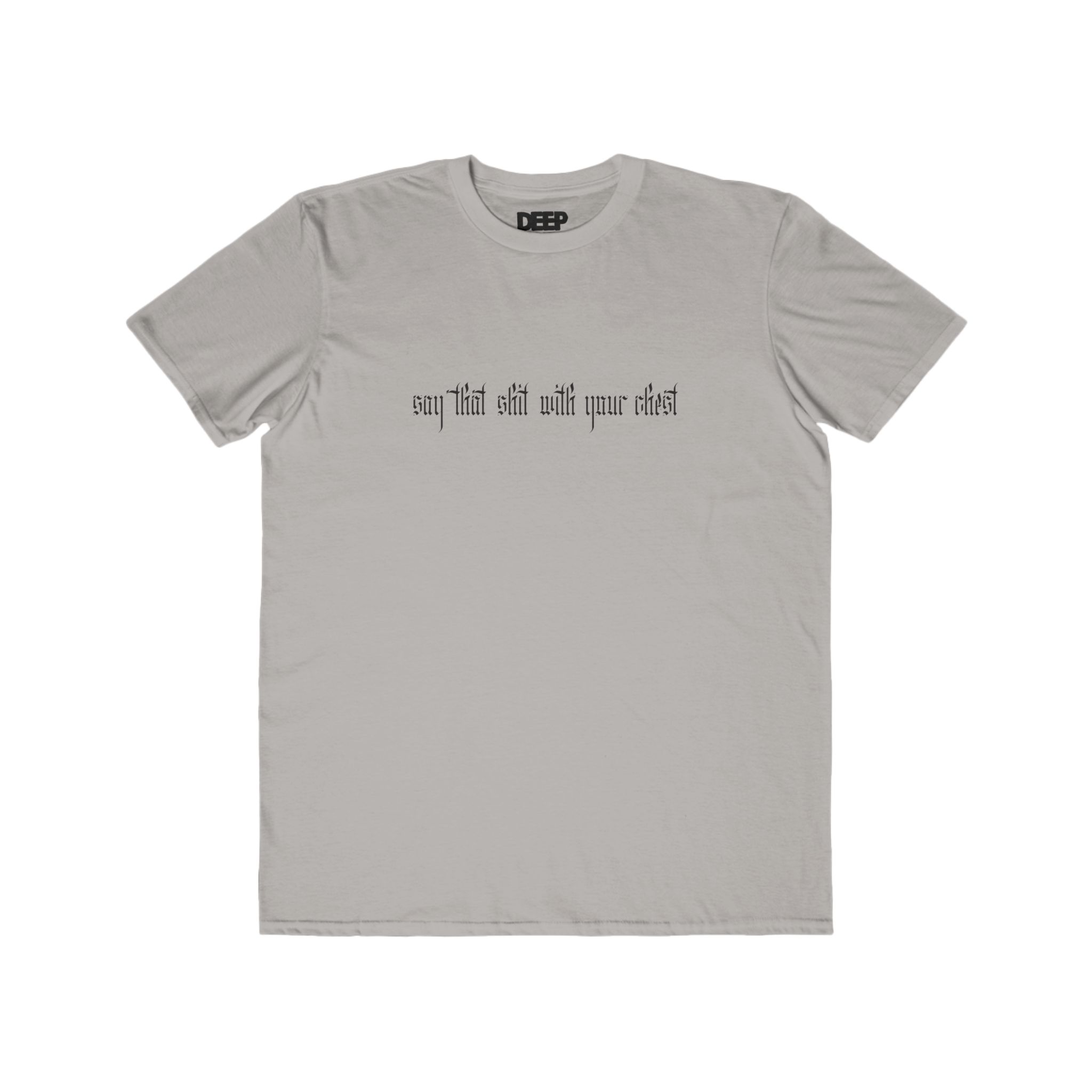 With Your Chest • Men's Lightweight Cotton Tee - Image 11