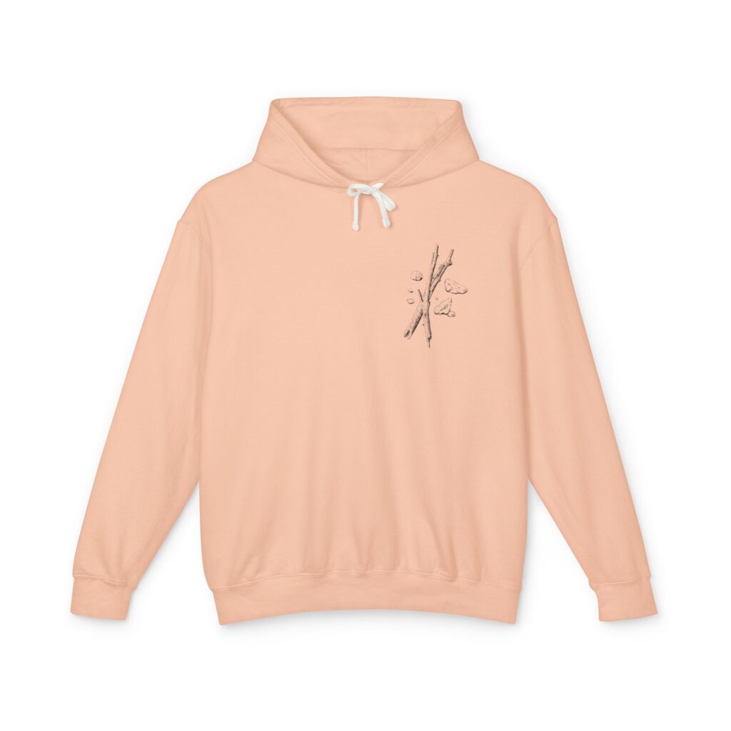 Sticks & Stones • Unisex Lightweight Hooded Sweatshirt