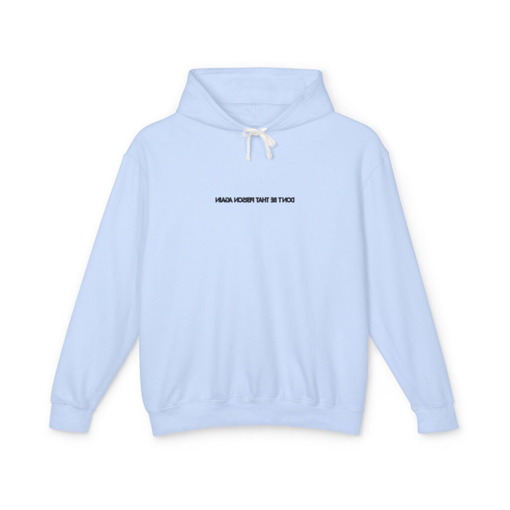 Self Reminder #1 • Unisex Lightweight Hooded Sweatshirt