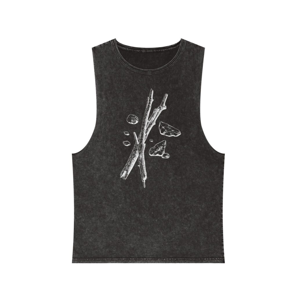 Sticks & Stones • Unisex Stonewash Tank Top