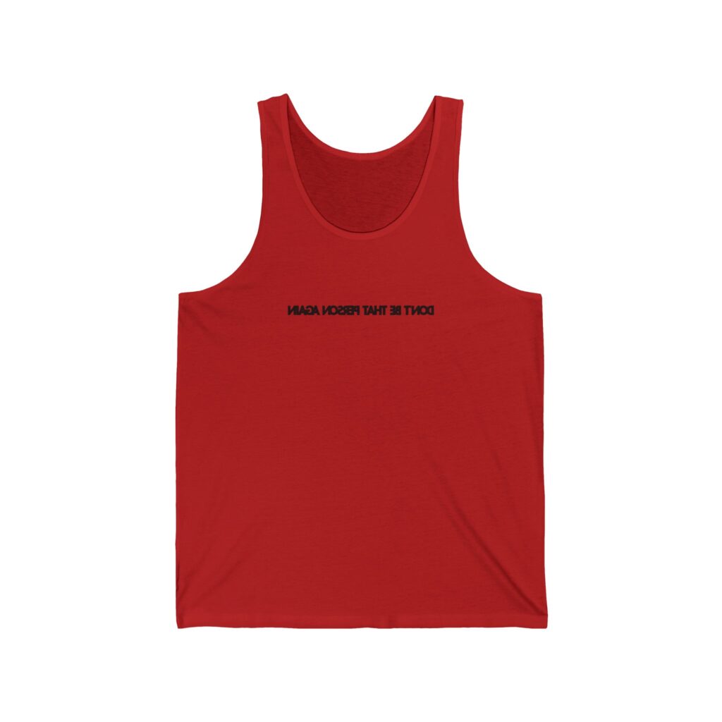 Self Reminder #1 • Unisex Jersey Tank