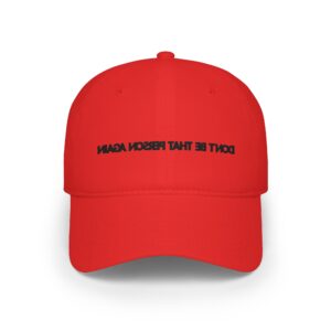 Self Reminder #1 [Black Embroidery] Low Profile Baseball Cap