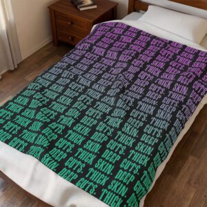 [Pearl Fade] Velveteen Plush Blanket