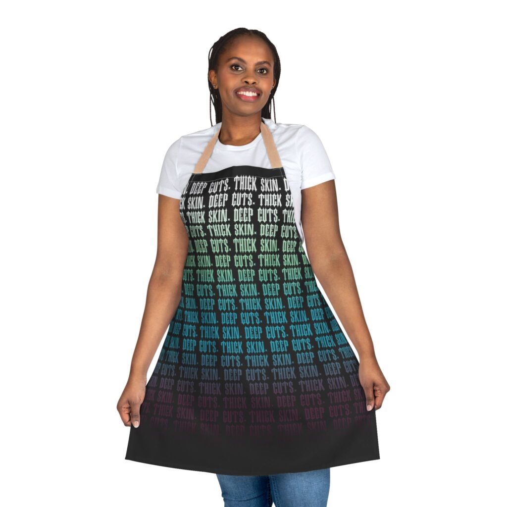 [Atmosphere Fade] Kitchen Apron With Color Straps
