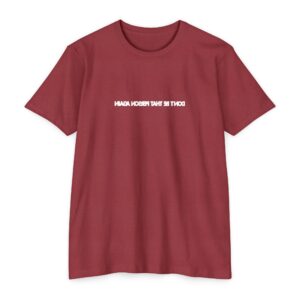 Self Reminder #1 [White Print] Unisex CVC Jersey T-shirt