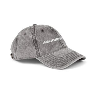 Self Reminder #1 [White Embroidery] Vintage Cap