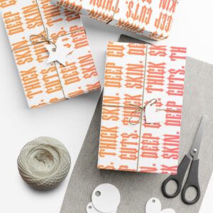 Gift Wrap! Sunset Fade on White