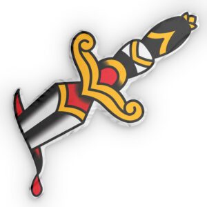 Stabby Throw Pillow (4 Sizes!)