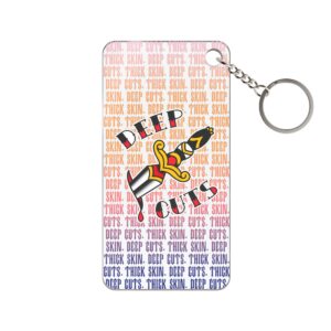 Clear Keychain [Sunset Fade]