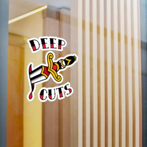 Vinyl Sticker: Deep Cuts Logo